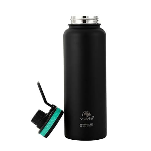 Garrafa Térmica Vibets Isolado A Vácuo 1,15L Preta/Verde