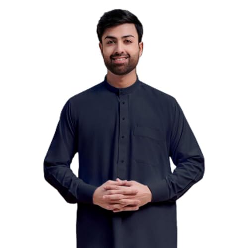 Traditional Dishdasha – Mens Saudi Style Thobe Classic - Full