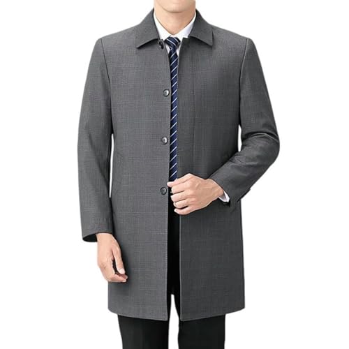 Trench classique pour homme longueur moyenne aux finitions tailleur