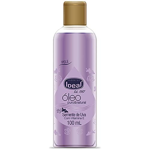 Óleo Corporal Vegetal Semente De Uva 100Ml - Ideal