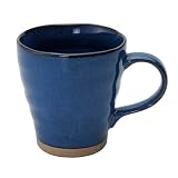 美濃焼 マグカップ コップ 約300ml 電子レンジ 食洗機対応 深海 青 日本製 133-61823