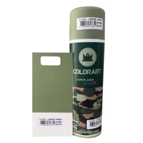 Tinta Spray Camuflagem Multiuso - Verde Army