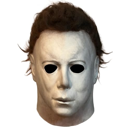 Michael Mask for Adults - Realistic Latex Halloween Scary Mask, Horror Cosplay Party Costume...