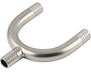 Fittingteile Y-Schlauchverbinder Edelstahl 13 mm