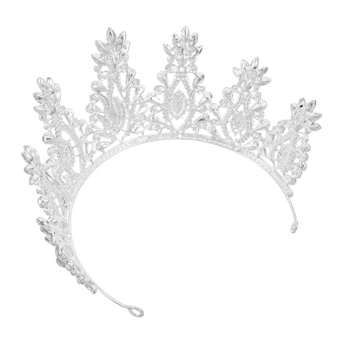 Couronne de mariage baroque en alliage et strass étincelants pour mariée