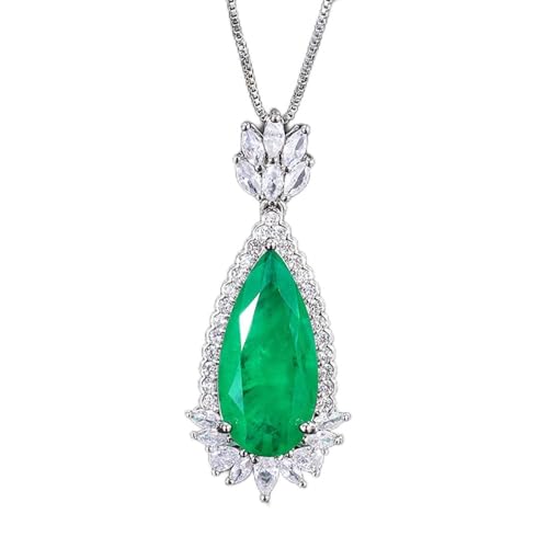 Bijoux pour femmes YXWYXWA tourmaline émeraude 26 mm un cadeau unique