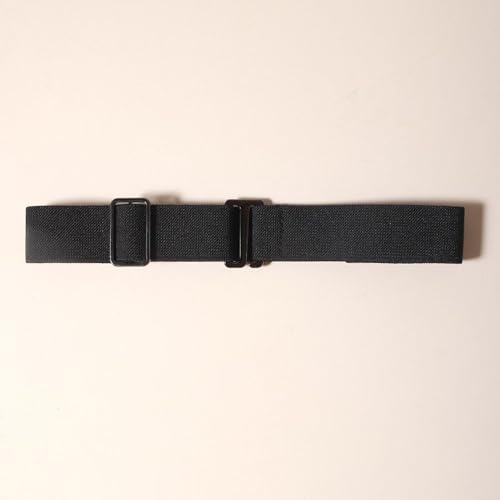 Lu's Chic Women's Metal Adjustable Belts Buckle Belt Nylon Casual Medium Fashion Metal Buckle Stretch Winter2