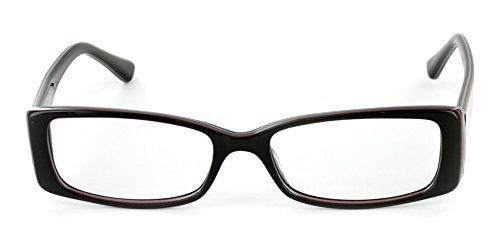 Aloha Eyewear Unisex Mauna Kea Optical-Quality Rx-Able Rectangular Frames 53X16X135Mmn (Black/Red/Blue) #TOP1