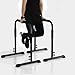 Vaveren Dip Stand Station Dip Bar Multifunctional Gymnastics Bar Heavy Duty Parallel Height Adjustable for Exercise Calisthenics, Black