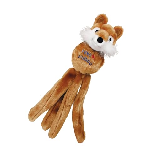 KONG – Wubba Friends – Quietschendes Apportierspielzeug (verschiedene Figuren) – Für Kleine Hunde