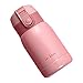 Wonque 200 ml à double paroi sous vide en acier inoxydable Bouteille isotherme Mini 1 pcs Rose