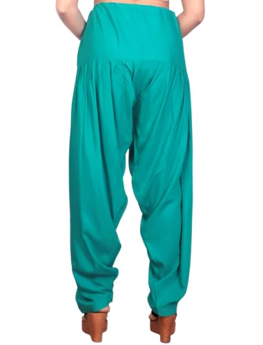 Image of FASHION GALLERY Women's Rayon Relaxed Fit Patiala Salwar with Full Length Drawstring Closure Type and Flexible Waist | Patiala Pant for Woman Free Size Fit Upto XXL