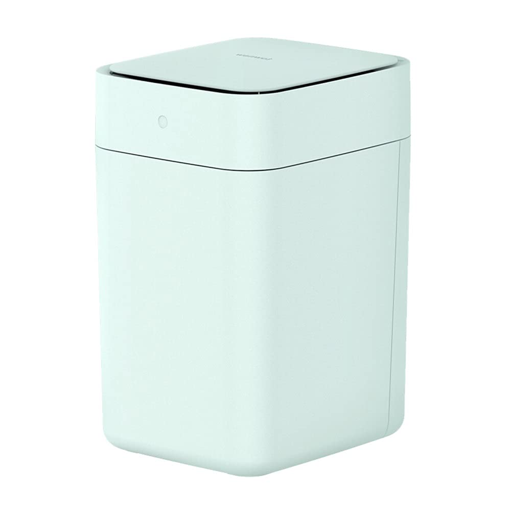 Non-contact Trash Can, Smart Sensor Switch Cover Household Seal with Lid 15.5L Large Capacity Rechargeable Design Bathroom Sanitary Bucket