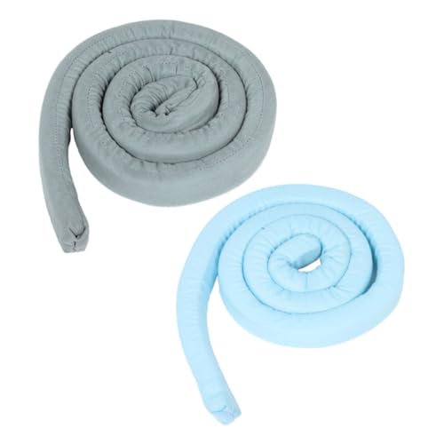 Cabilock 2pcs Bed Gap Filler Cushion Headboard Wedge for Mattress Seams Soft and Safe Space Saver to Prevent Items from Falling Easy Installation for Tidy Bed Space