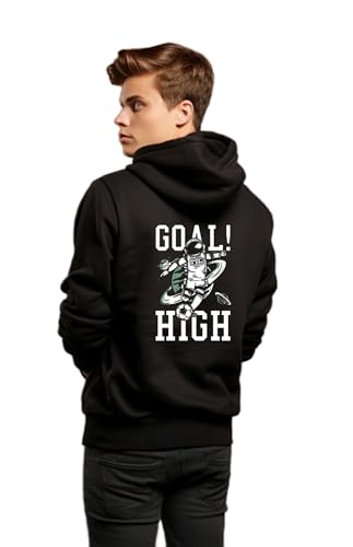 Image of Be Crazy Anime Printed Black Hoodie /Graphic Printed Hoodie /Hoodie for Men & Women /Warm Hoodie /Unisex Hoodie