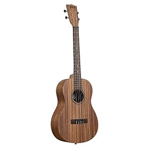 Kala Brand Music Co. Teak Collection, 4-String Ukulele, Natural, Baritone (KA B)