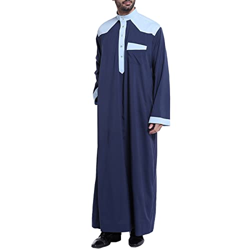 Qamis homme anti-transpiration robe de prière coton lin ample