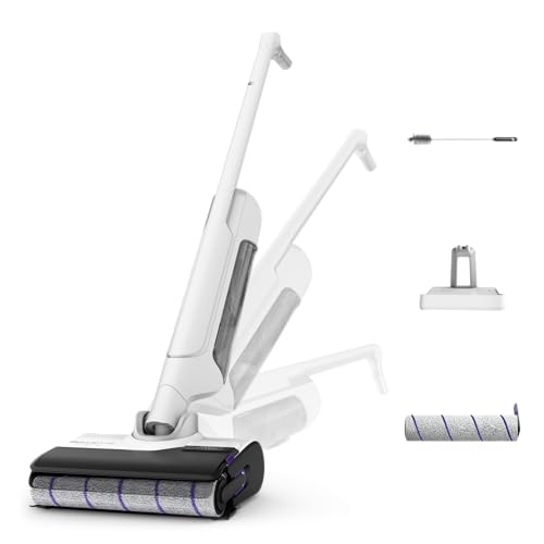 Rowenta X-Clean 10, Aspirateur Laveur sans fil, Design Plat 180°, Auto-Nettoyage et séchage 65°C,...