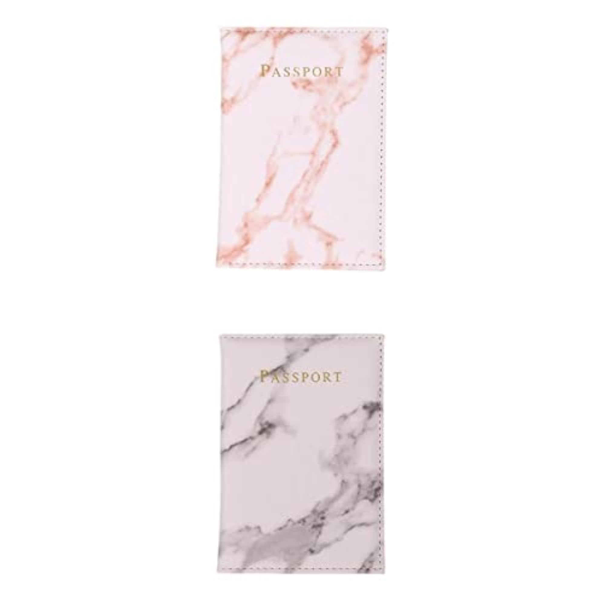 2X Travel Passports Holder, Passport Holder Cover Wallet Case