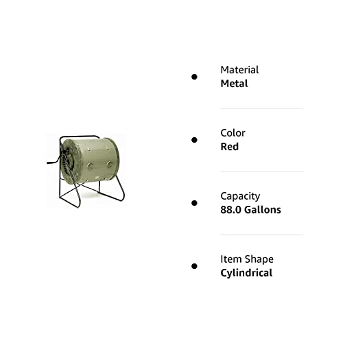 Mantis Ct02001 Compact Compostumbler, 88 Gallons, Red #TOP5