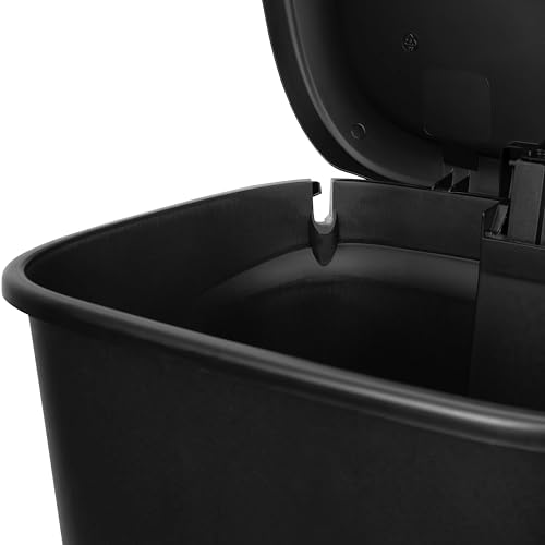 Caneca de basura rectangular de plástico con pedal 20.4 gal miniatura 2