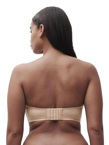 Chantelle Essentiall, Reggiseno Bandeau Spalline Amovibili, Intimo Invisibile Donna, Beige Dore Light, 3B - 2