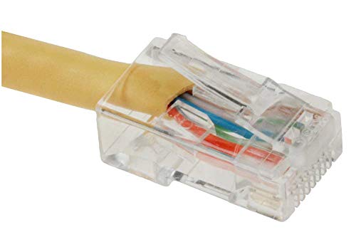 Cable de red Cat 5E UTP amarillo 61 m miniatura 2