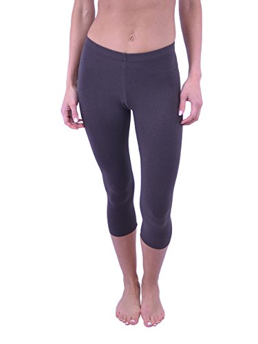 VF-Sport Long Leggings - Cotton, Misses Size (Brown, XS)