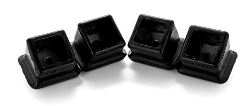 Camco 43660 Replacement Rubber Feet for Adjustable Height Aluminum Platform Step, 4 Pack
