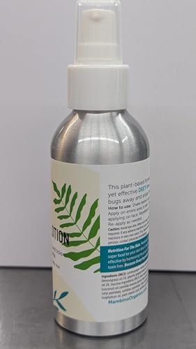 Image of Mambino Organics Anti-Bug Lotion, DEET-Free, Organic Bug Repellent with Essential Oils, Nourishing Travel-Size for Babies, Kids, Adults, Safe for Camping, Outdoors & Sensitive Skin, 4oz (Pack of 2)