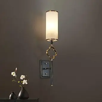 Harold Electricals Purta Custos Wall Light | Wall Decor Light| Wall Lamp | Wall Hangings Light | Home Decor Items- Golden (Corded Electric) Bulb Not Included