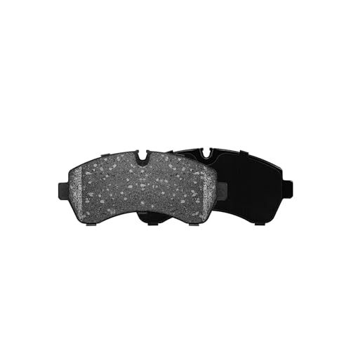 Image of Detroit Axle - Front Brake Pads for Volkswagen Crafter Van Dodge Freightliner Mercedes-Benz Sprinter 3500 Ceramic Brake Pads with Hardware Replacement