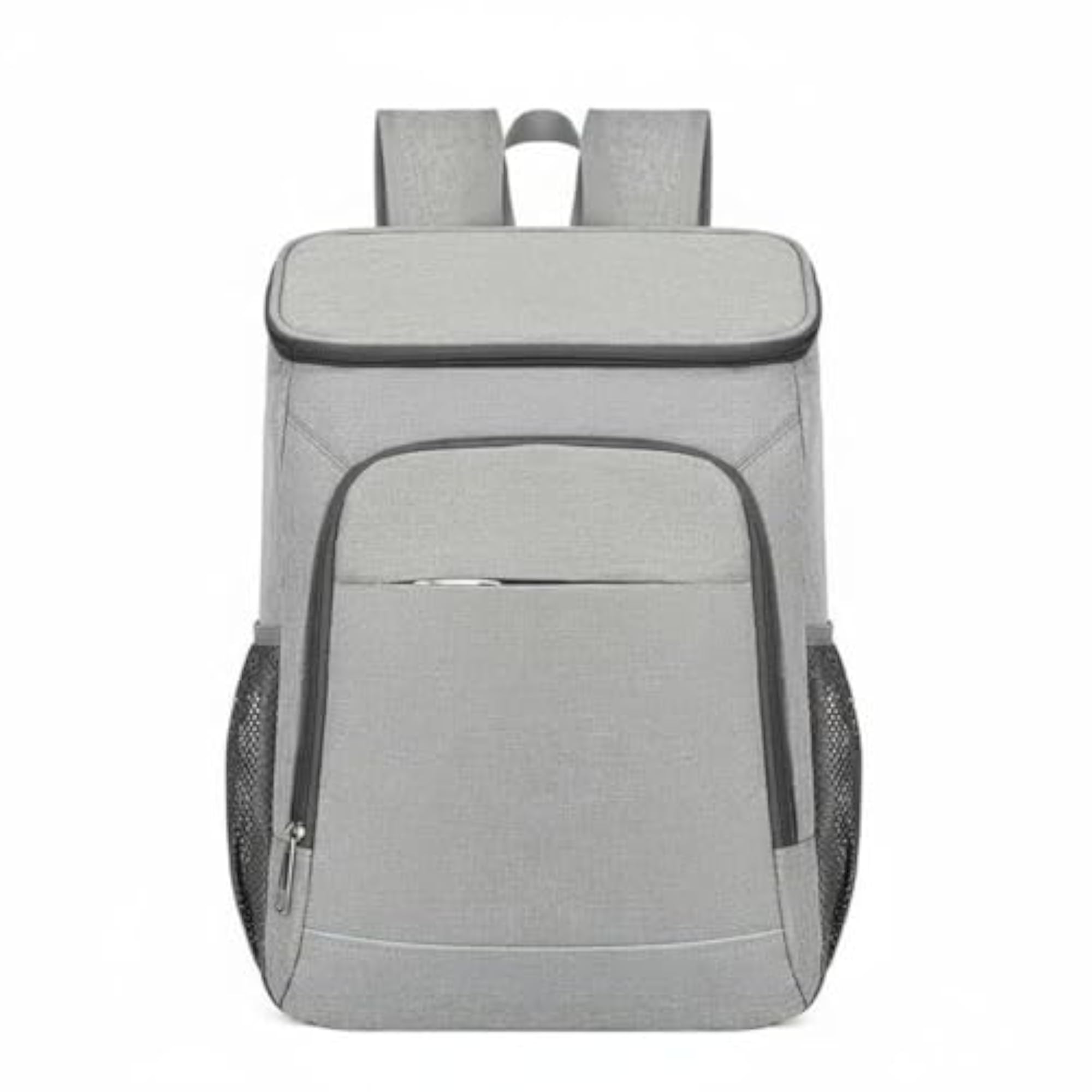 Padded Straps Insulated Backpack Cooler Bag Mesh Side Pockets