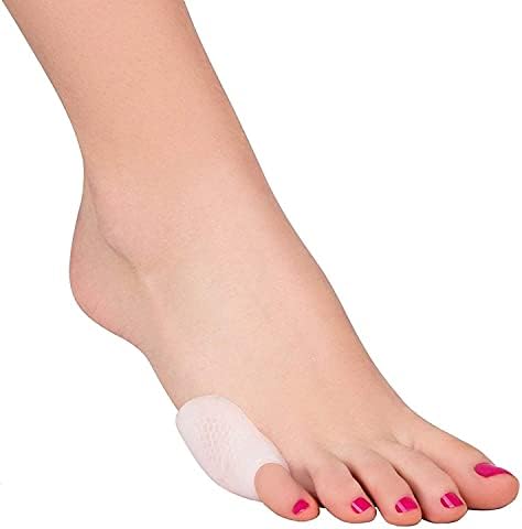 Tailor's Bunion Corrector and Tailors Bunion Relief - Pinky Toe Bunionette Shield Inflammation and Pain, Gel Silicone Toe Guard Support - Bunion Splint Brace - Unisex Toe Cushion and Toe Care (1 Pair)
