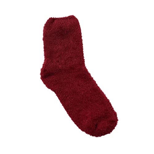 Image of BambooMN Women's Super Soft and Cozy Feather Light Fuzzy Socks - Multiple Color Options - Two Sizes - Value Packs