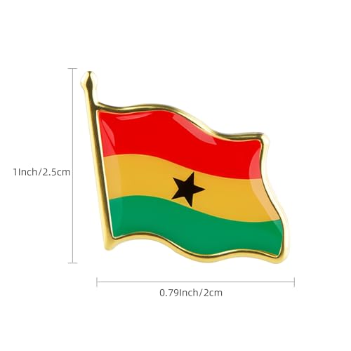 Image of Country Flag Brooch Metal Alloy Souvenir Pin Shirt Hat Backpack Jewelry Accessories Decoration Party Christmas Gift Badge International Travel Pin
