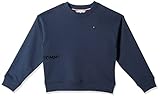  Tommy Hilfiger Tommy Metallic Foil Sweatshirt Sudadera, Twilight Navy, 14 Years para Niñas