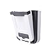 CJBIN Contenedor de Basura Plegable, Plegable Cubo de Basura Cocina, Durable Cubos de Basura Plegable Bote para La Cocina, Dormitorio y Coche, Blanco, 7L