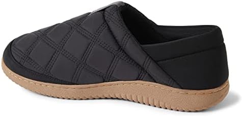 Dearfoams Men's River Nylon Closed Back Indoor/Outdoor Memory Foam Energy Return Slipper, Black, Medium | Image 5
