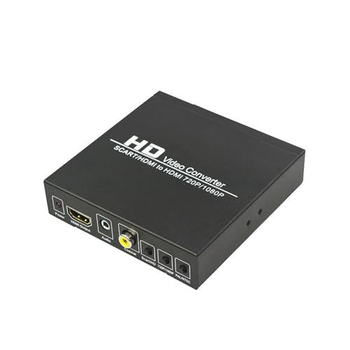 Convertidor SCART a HDMI con procesamiento eficiente de vídeo para alta definición estable
