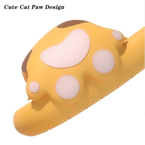 Jfxgjuv Cat Paw Slippers, Summer Cute Cartoon Cat Paw Slides for Women Men Non-Slip Open Toe Lightweight Sandals for Indoor Outdoor3