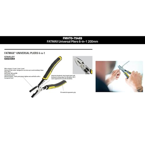 Image of STANLEY FMHT0-75469 FATMAX 6-in-1 Universal Plier