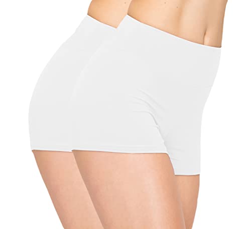 Image of ALWAYS Faux Leather Shorts - High Waist Active Stretch Yoga Short Pants for Women