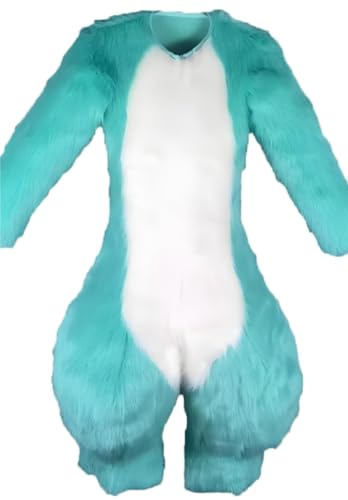 Cómoda peluquería corporal, peluche de cuerpo fresco, pelaje peludo de piel sintética, para fiesta de vestuario de cosplay, comic con, festival cómica, fiesta temática