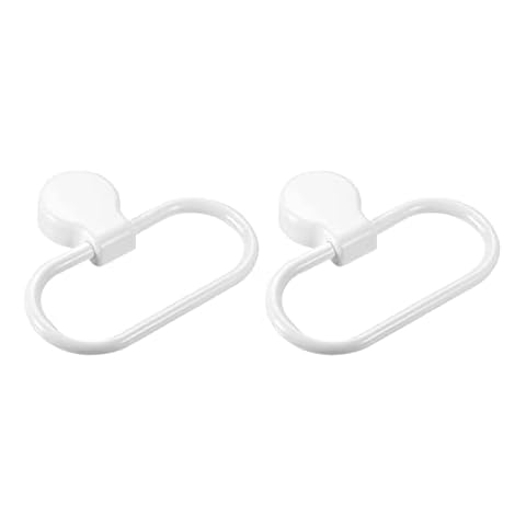 sourcing map Wall Mounted Towel Ring Cover