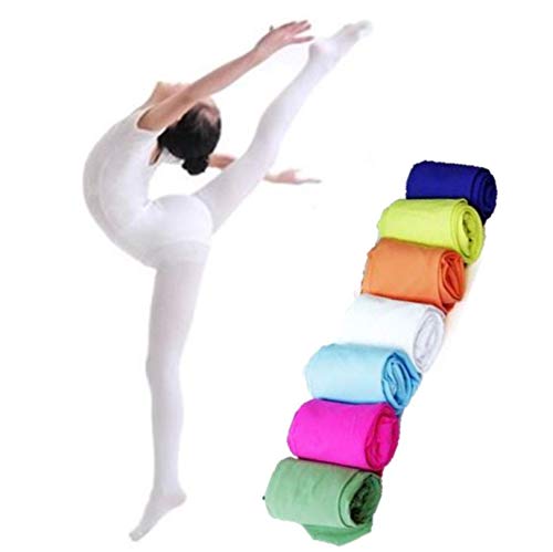 Aslana Ballet Dance Tight Pantyhose Stockings for Kids Girls, Footed Tights Microfiber Super Soft3