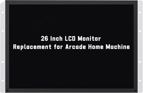 Image of Unico 26 inch Arcade Monitor, 4:3 Ratio LCD Gaming Monitor for HDMI /VGA /CGA /EGA Arcade Machine