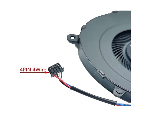 Image of CPU Cooling Fan for HP 240 G7 /240 G8 / 245 G7 / 245 G8 /246 G7 / 246 G8 / 340 G5 / 340 G7 / 348 G5 / 348 G7 Laptop - L2318-001 4 Pin 4 Wire