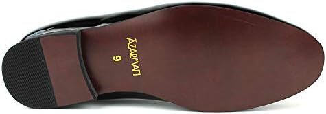 ÃZARMAN Men's Plain Patent Leather Tuxedo Slip On Dress Shoes Review | Image 6