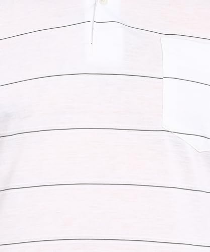 Image of INKKR Half Plus Size Men's Regular Fit Striped Tshirt